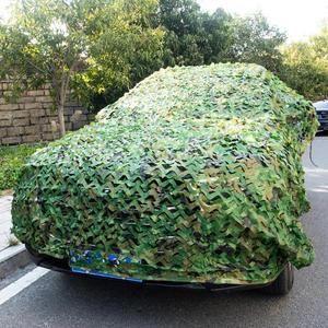 삼림 지대 위장 그물, 3D 나뭇잎, 사생활 보호 캠핑 숲 정원 풍경