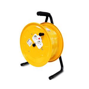 케이블 릴 1.5㎟ (2구) (30호) ( 캠핑용 산업용 연장선 전선코드 케이블릴선 콘센트