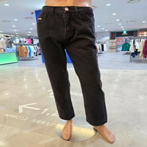 [지프] 와이드 블랙 데님 팬츠바지 JO3DPM536