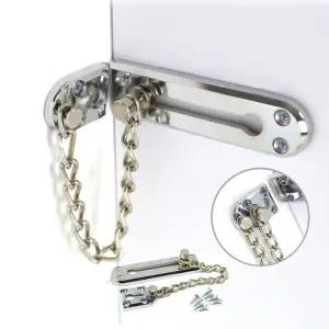 현관문 체인 안전 고리 도어걸쇠 걸이 이중잠금 보조 장치