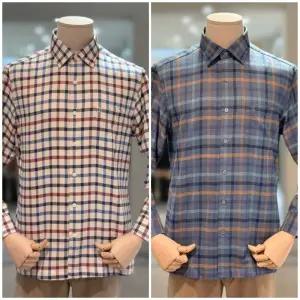 [롯데백화점]닥스 [메세지카드+사은품]닥스FW 하우스체크 기모남방DLW3-2종택1