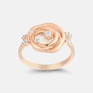 [주문제작][메트로시티 주얼리] 라 로사 14K 로즈 링 A221GR3012R4H