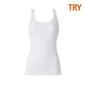 트라이 여성 민소매 런닝 흰색 10매