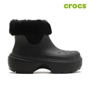 [크록스][크록스 정품] 스톰프 라인드 공용 털부츠 208718-001