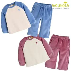 [보리보리/모이몰른]유아 소프트벨로아 상하복 세트 M244STB78P