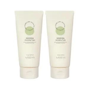 미샤 크리미 라떼 클렌징폼 폼클렌징 녹차 172ml 2개