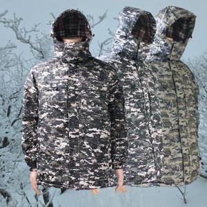 줌마짱 겨울 군복세트 밀리터리 잠바   작업복 깔깔이 방한복 야상 얼룩이 기모점퍼