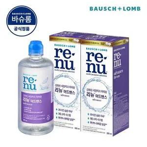 [바슈롬][바슈롬] 리뉴 어드밴스 355ml x 2개 소프트 렌즈 세척액