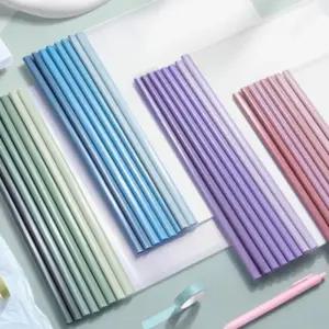 예쁜 그라데이션 컬러 A4 쫄대 투명 파일 10p 세트