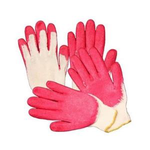 적색 작업 반코팅장갑 100켤레