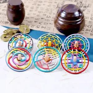 전통 문양 나무 팽이 만들기 세트 명절 설날 추석 민속 색칠 놀이 우드 공예 재료 diy 키트 돌봄 늘봄 방과후 수업 재료