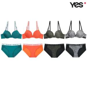 [롯데백화점]예스 데일리 포인트 브라 헴팬티 세트 4종 택 1 YDWBZ671YDWPZ674