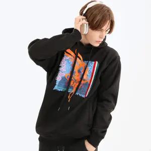 F1187 무니크영 아트 프린팅 후드 티셔츠