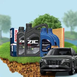 투싼(NX4) 1.6 가솔린 엔진오일세트 지크 X7 5W30+DCT 미션오일