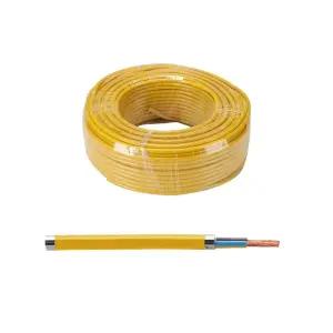 VCTF 전선 케이블 코드용 2.5SQ 3C 100M 황색