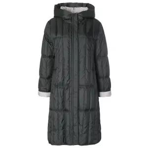 갤러리아 소매배색 구스다운 패딩점퍼 RE8-Z0340