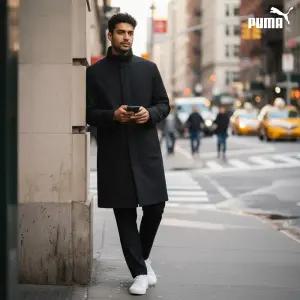 푸마 KK 미들 구스다운 코트(93351701)