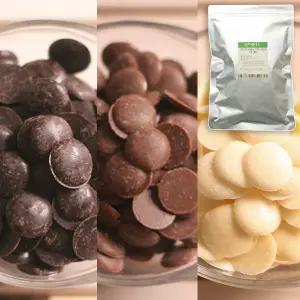 코팅 초콜릿 3종 세트 / 다크 밀크 화이트 200g씩 600g / 만들기 재료 컴파운드