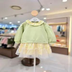 [아가방갤러리] 로라체크꽃프릴원피스 01R134052