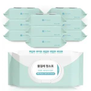 아임클린 물걸레청소포 대형 캡형 30매 10개 라임향