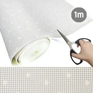 제이오마켓 잘라쓰는 보온매트 체크꽃 150cmx1m/냉기차단 층간소음방지 유아 놀이방 단열 장판 매트