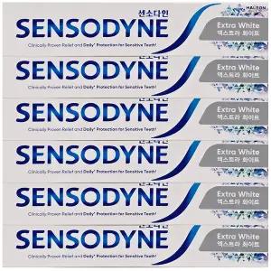 센소다인 엑스트라 화이트 치약 120g 6개 gx