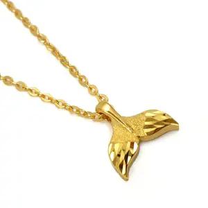 [골드리카]순금 돌고래꼬리 목걸이 3.75g+18K잠금