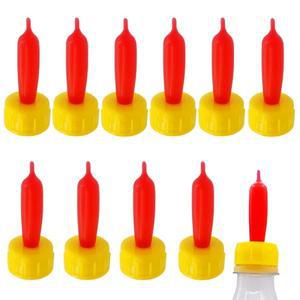 내구성 부드러운 고무 먹이 도구 작은 동물 음료 양고기 강아지 염소 젖꼭지 나사 병 10 개