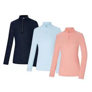 [대구백화점] [콜핑]코르디 여성 봄 스트라이프 집업티셔츠(KVT0482W 001 4345W 전용2)