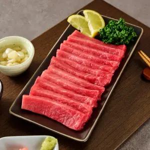 튜나바이브 유럽인증제품 프리미엄 참다랑어 담백한 적신 300g 최고급 냉동 참치회 아까미 참치 속살