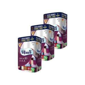 잘풀리는집 3겹화장지 궁 30m 30롤 x 3팩 두루마리휴지