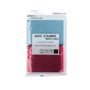 크리미 메이트 수세미2 설거지 주방수세미