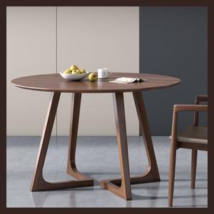 아비토 라운드 식탁 원목 80cm 원형 알토 모던 책상 타원형 회의 올레센