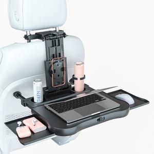 스틸리 차량용 헤드레스트 뒷좌석 테이블 다용도 식탁 자동차 책상 접이식 트레이 A08