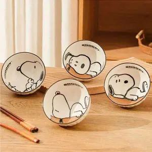 탑탑리빙 스누피 세라믹 공기4P 선물세트(H216165)