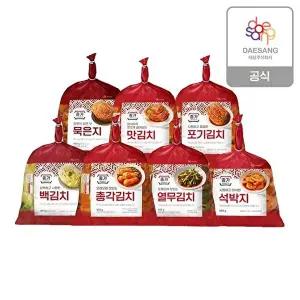 [종가][T]종가 별미김치 7종(맛/열무/총각/석박지 등) 2개 골라담기