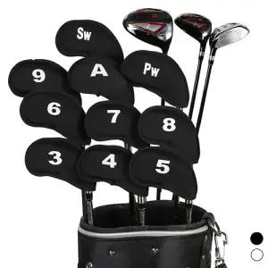 베이직 무지 골프 아이언커버 실속형 세트 10개