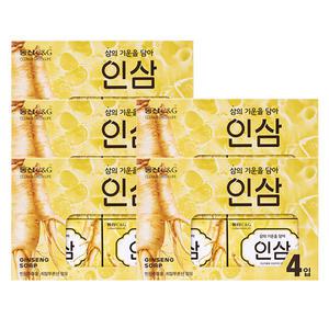 크리오 동산C&G 인삼비누 90g 4입 X5개