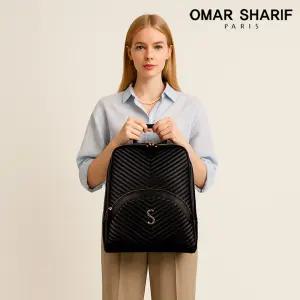 V라인 퀼팅 여성 백팩 OS346