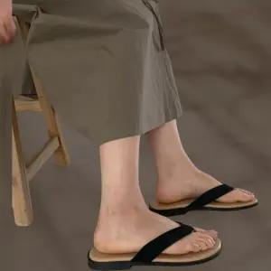 여성 여름 비치 쪼리 샌들 단색 플립플랍