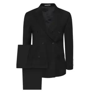 [롯데백화점]본 남성 S/S 포텐자 트윌 투 웨이 더블 브레스티드 수트 블랙 BN4SJA001PA101BK