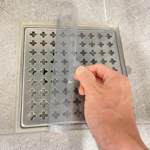 (10개) 20x20cm 대형 사각 욕실 배수구 하수구 머리카락 거름망 필터