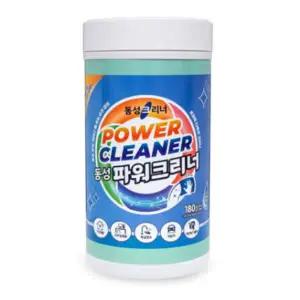 동성 파워크리너 원통형 180매 8개 1BOX 초강력 다목적 크리너, 에탄올 세정티슈 구연산함유