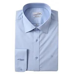 [대구백화점] [듀퐁셔츠]스트레치 슬림핏 블루 셔츠(SE5FM22LS921SBU)
