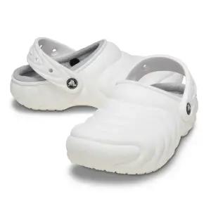 [크록스](하남점)[남여공용] 클래식 라인드 오버퍼프 클로그 210059-100 크록스 샌들 슬리퍼 지비츠 데...