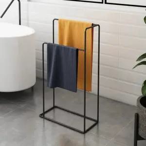 욕실 스탠드 수건걸이 타올 무타공 건조대 호텔 인테리어 거치대