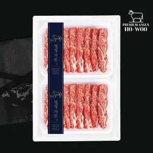 [호우] 호주산 프리미엄 GF등급 블랙앵거스 LA갈비 선물세트 4kg