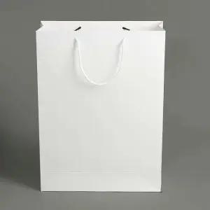 종이 쇼핑백 화이트 컬러 와인 기프트 백 선물 판촉물 포장 플라워백