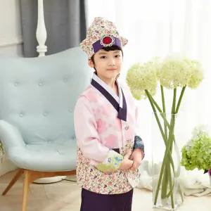 한예빔 HB5001 잔꽃세찬 남아한복 아동한복