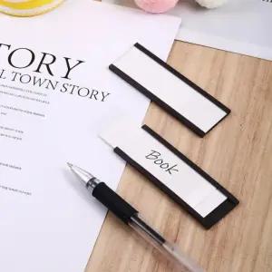 자석 라벨 홀더 철제 선반 마그넷 카드꽂이 정리 스티커 이름표 태그 A타입 50.8x12.7mm